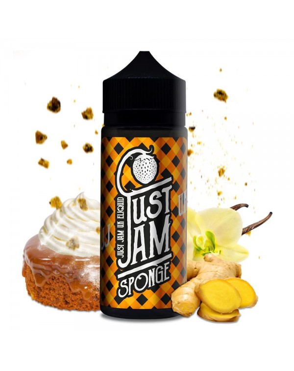 GINGER E LIQUID BY JUST JAM - SPONGE 100ML 80VG