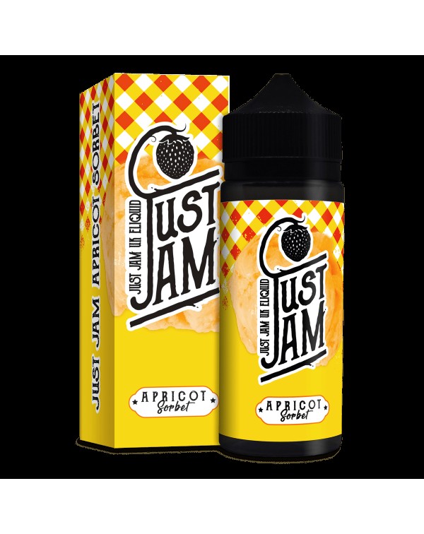 APRICOT SORBET  E LIQUID BY JUST JAM 100ML 80VG