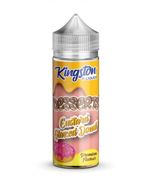 CUSTARD GLAZED DONUT E LIQUID KINGSTON DESSERTS 100ML 70VG