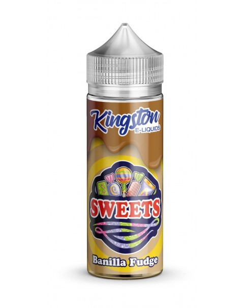 BANILLA FUDGE E LIQUID KINGSTON SWEETS 100ML 70VG