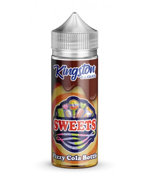 FIZZY COLA BOTTLES E LIQUID KINGSTON SWEETS 100ML 70VG