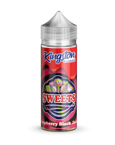 RASPBERRY BLACK JACK E LIQUID KINGSTON SWEETS 100ML 70VG