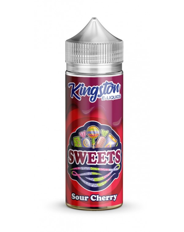 SOUR CHERRY E LIQUID KINGSTON SWEETS 100ML 70VG