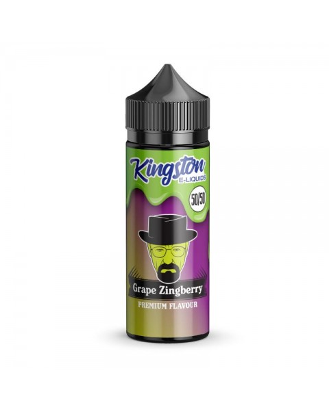 GRAPE ZINGBERRY E LIQUID KINGSTON 50/50 ZINGBERRY 100ML 50VG