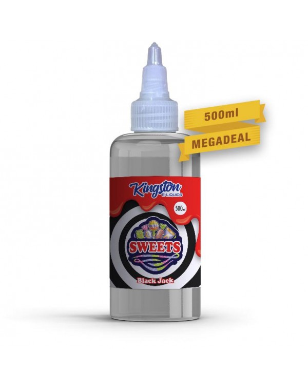 BLACK JACK E LIQUID KINGSTON SWEETS 500ML 70VG