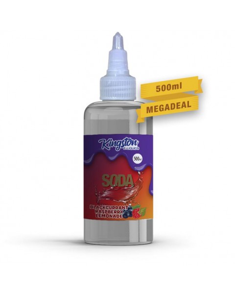 BLACKCURRANT RASPBERRY LEMONADE E LIQUID KINGSTON SODA 500ML 70VG