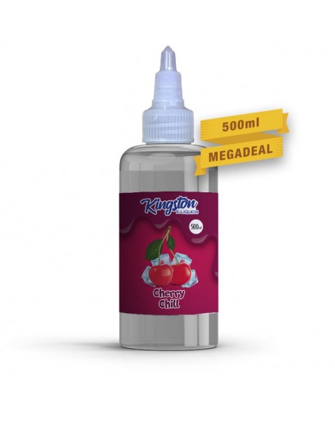 CHERRY CHILL E LIQUID KINGSTON MENTHOL 500ML 70VG