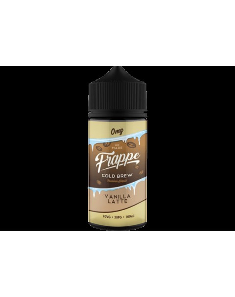 VANILLA LATTE E LIQUID BY FRAPPE 100ML 70VG