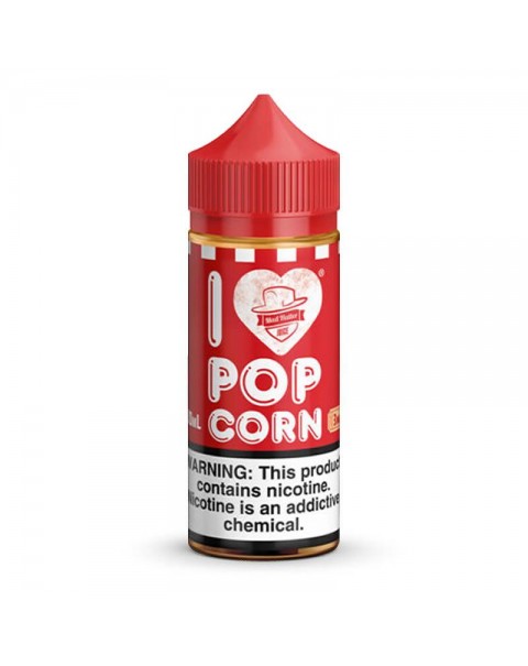 I LOVE POPCORN E LIQUID BY MAD HATTER 80ML 70VG