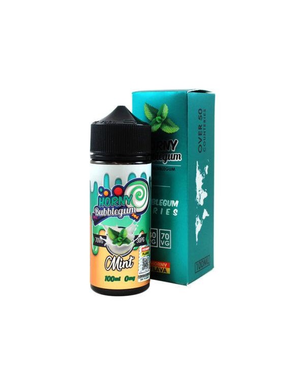 MINT BUBBLEGUM E LIQUID BY HORNY FLAVA 100ML 70VG