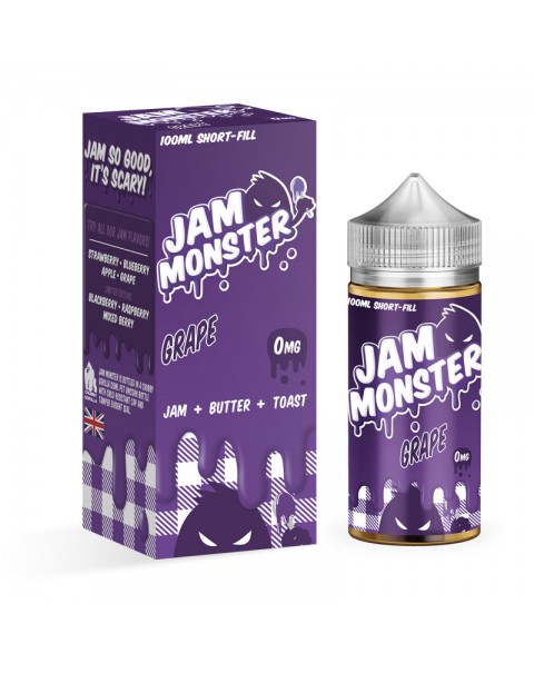 GRAPE E LIQUID BY JAM MONSTER 100ML 75VG