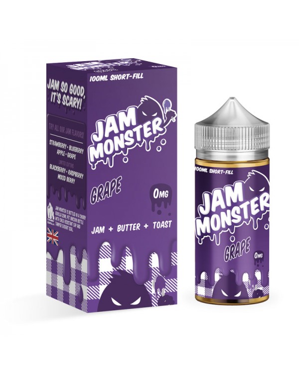 GRAPE E LIQUID BY JAM MONSTER 100ML 75VG