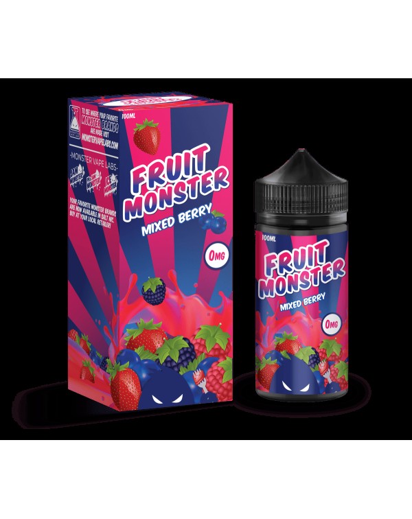 MIXED BERRY E LIQUID BY  FRUIT MONSTER 100ML 75VG