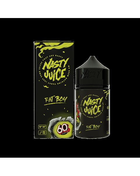 FAT BOY E LIQUID BY NASTY JUICE - 50ML SHORTFILL 50ML 70VG