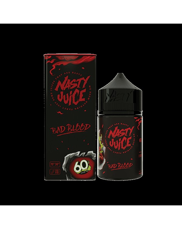 BAD BLOOD E LIQUID BY NASTY JUICE - 50ML SHORTFILL...