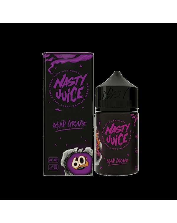 A$AP GRAPE E LIQUID BY NASTY JUICE - 50ML SHORTFIL...