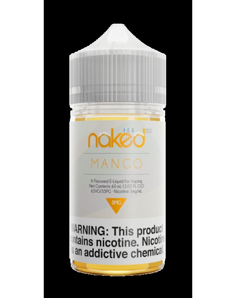 MANGO ICE (FORMERLY AMAZING MANGO ICE) E LIQUID BY NAKED 100 - ICE 50ML 70VG