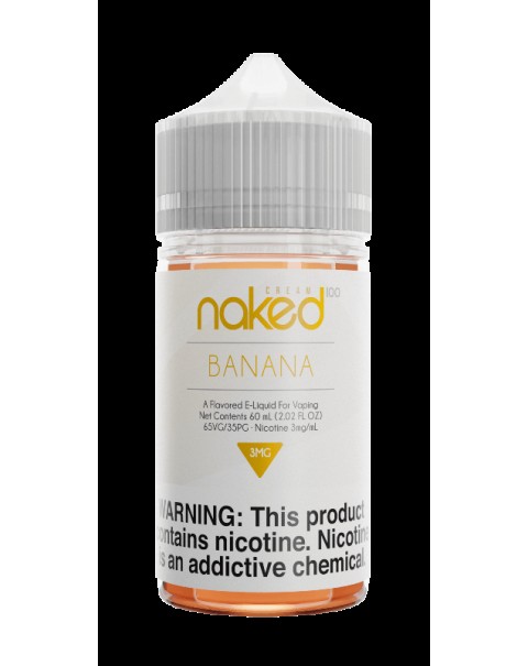 BANANA (FORMERLY GO NANAS) E LIQUID BY NAKED 100 - CREAM 50ML 70VG