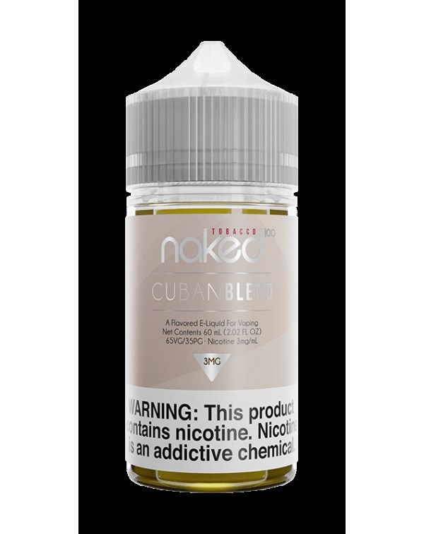 CUBAN BLEND E LIQUID BY NAKED 100 - TOBACCO 50ML 7...