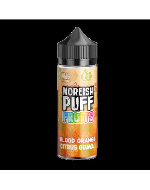 BLOOD ORANGE CITRUS GUAVA E LIQUID BY MOREISH PUFF - FRUITS 100ML 70VG