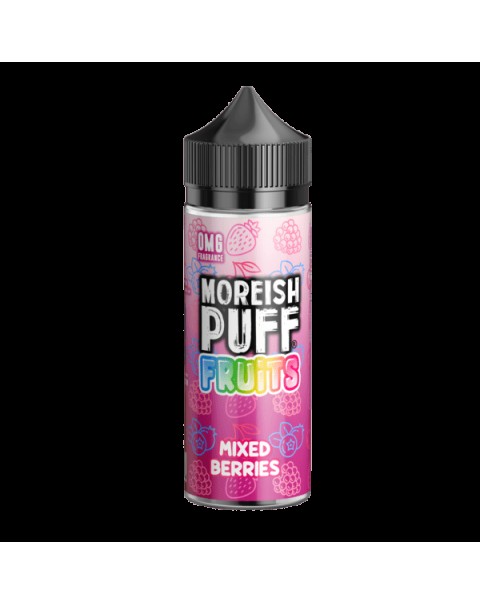 MIXED BERRIES E LIQUID BY MOREISH PUFF - FRUITS 100ML 70VG