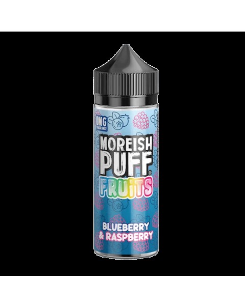 BLUEBERRY RASPBERRY E LIQUID BY MOREISH PUFF - FRUITS 100ML 70VG