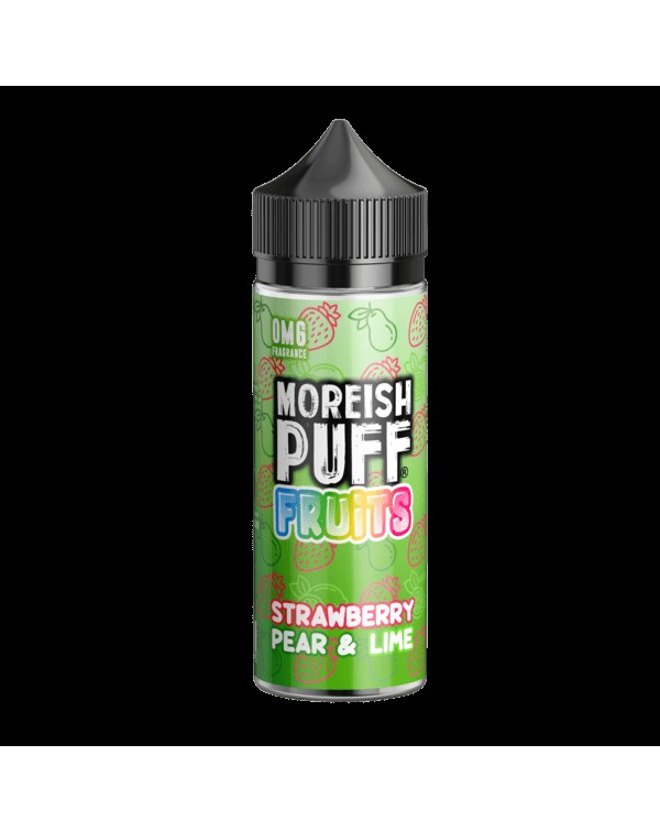 STRAWBERRY PEAR & LIME E LIQUID BY MOREISH PUF...