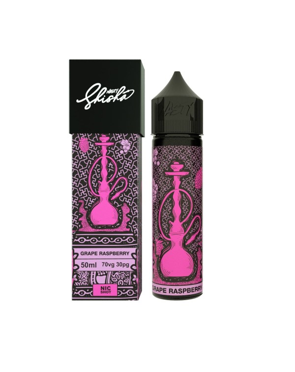 GRAPE RASPBERRY E LIQUID BY NASTY JUICE - SHISHA 5...