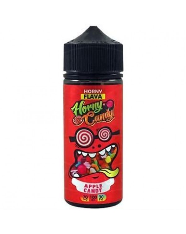 APPLE CANDY E LIQUID BY HORNY FLAVA 100ML 70VG