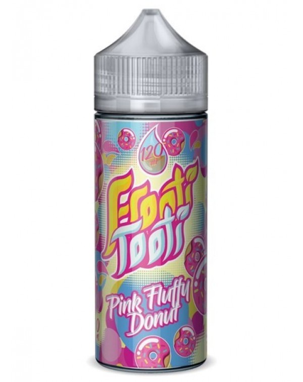 PINK FLUFFY DONUT E LIQUID BY FROOTI TOOTI 100ML 7...