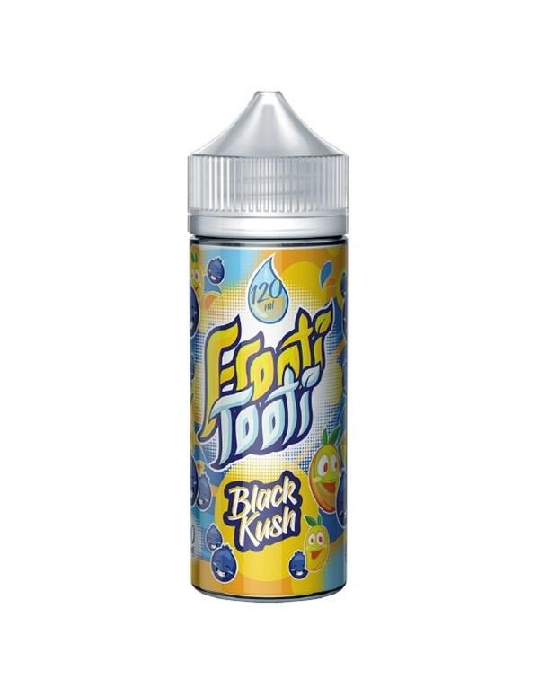 BLACK KUSH E LIQUID BY FROOTI TOOTI 100ML 70VG