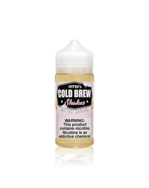 SALTED CARAMEL E LIQUID BY NITROS COLD BREW SHAKES 100ML 70VG