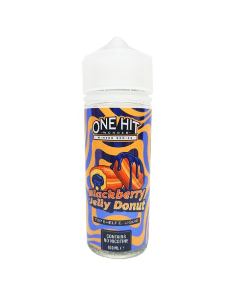 BLACKBERRY JELLY DONUT E LIQUID BY ONE HIT WONDER - WINTER SERIES 100ML 80VG