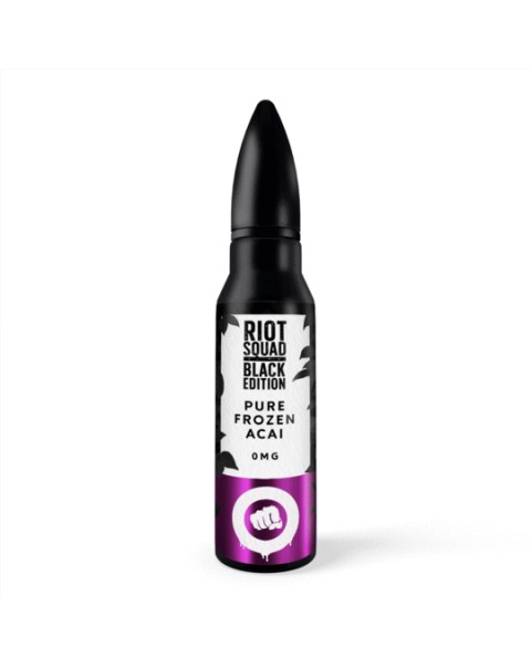 PURE FROZEN ACAI E LIQUID BY RIOT SQUAD BLACK EDITION 50ML 70VG