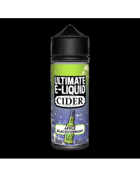 APPLE BLACKCURRANT E LIQUID BY ULTIMATE E-LIQUID - CIDER 100ML 70VG