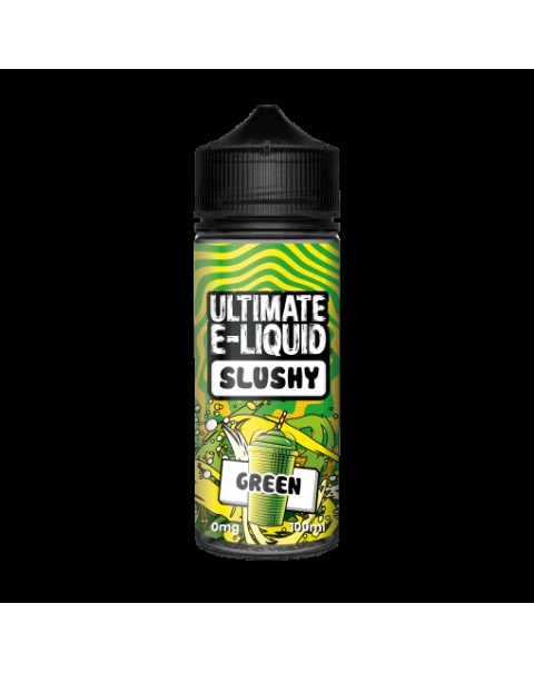 GREEN SLUSHY E LIQUID BY ULTIMATE E-LIQUID - SLUSHY 100ML 70VG