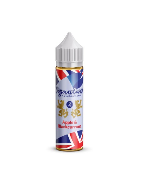 APPLE & BLACKCURRANT E LIQUID BY SIGNATURE 50ML 50VG