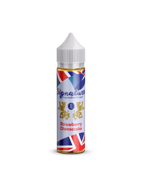 STRAWBERRY CHEESECAKE E LIQUID BY SIGNATURE 50ML 50VG