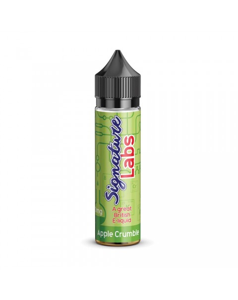 APPLE CRUMBLE E LIQUID BY SIGNATURE LABS 50ML 80VG