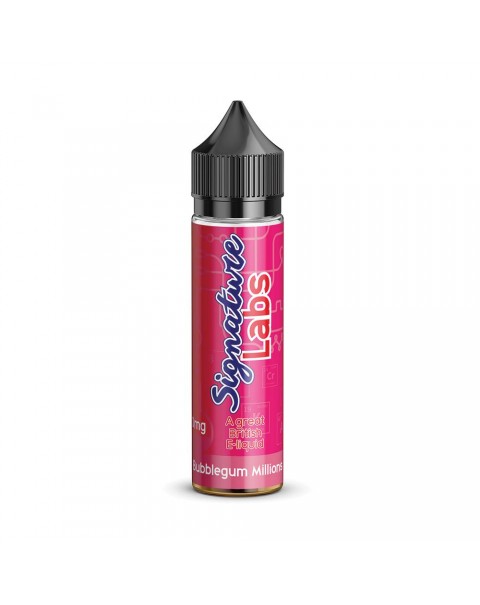 BUBBLEGUM MILLIONS E LIQUID BY SIGNATURE LABS 50ML 80VG