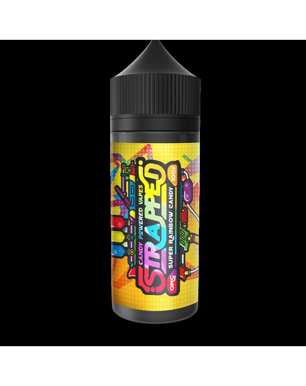 SUPER RAINBOW CANDY E LIQUID BY STRAPPED 100ML 70V...