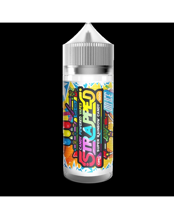SUPER RAINBOW CANDY ON ICE E LIQUID BY STRAPPED 10...