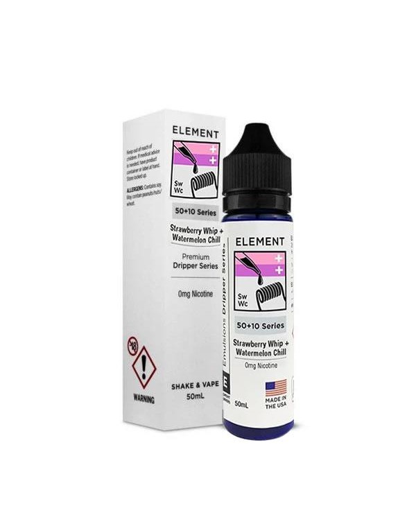 STRAWBERRY WHIP + WATERMELON CHILL BY ELEMENT 50ML...