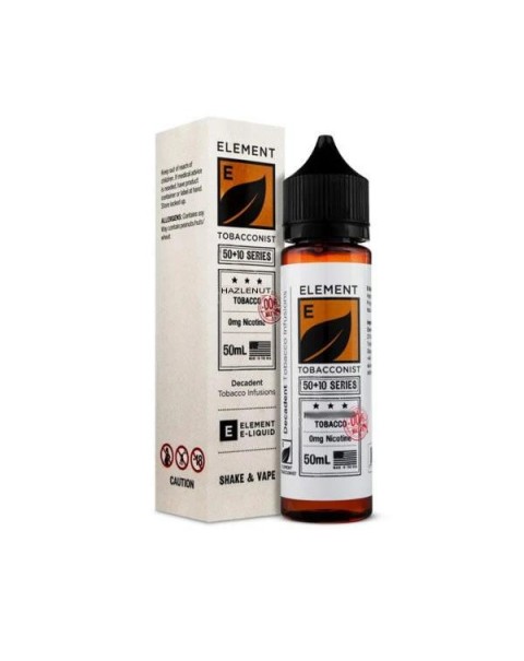 HAZLENUT TOBACCO BY ELEMENT 50ML 80VG