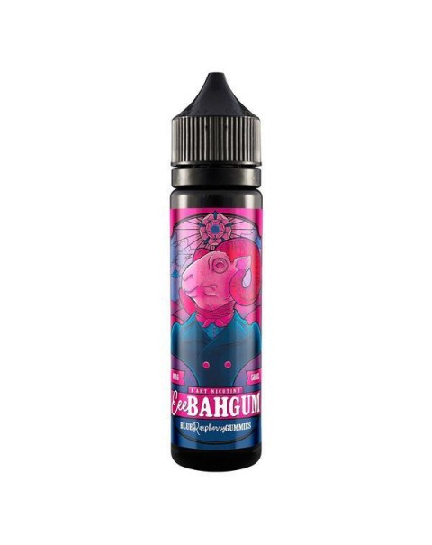 BLUE RASPBERRY E LIQUID BY EEE BAH GUM 50ML 70VG