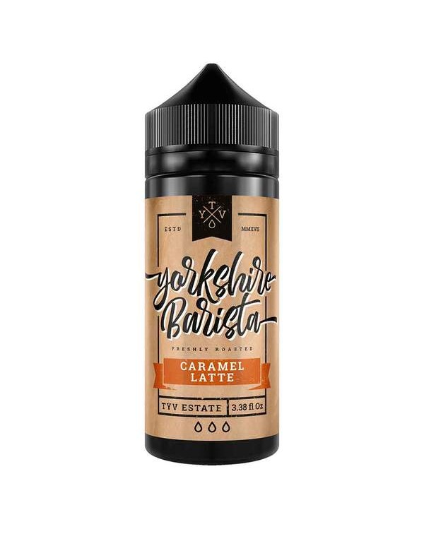 CARAMEL LATTE E LIQUID BY YORKSHIRE BARISTA 100ML ...