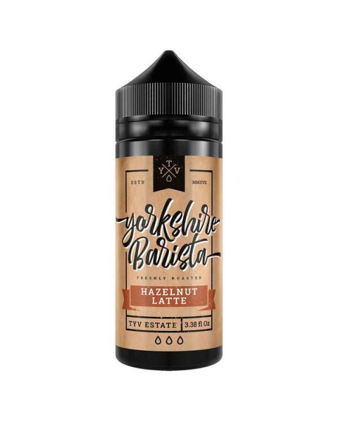 HAZELNUT LATTE E LIQUID BY YORKSHIRE BARISTA 100ML 70VG