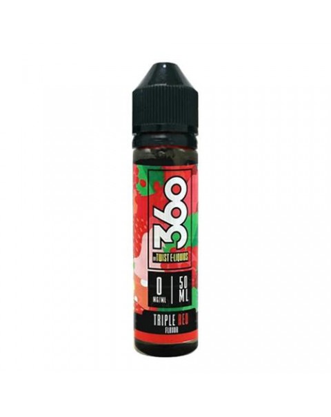 TRIPLE RED E LIQUID BY 360  TWIST E LIQUID 50ML 70VG