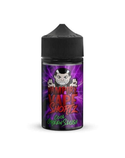 COOL GREEN SLUSH E LIQUID BY VAMPIRE VAPE SHORTZ 50ML 70VG