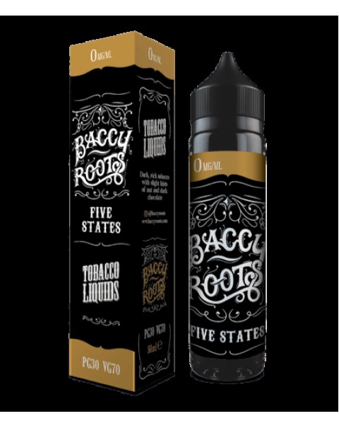 FIVE STATES E LIQUID BY BACCY ROOTS - DOOZY VAPE 50ML 70VG